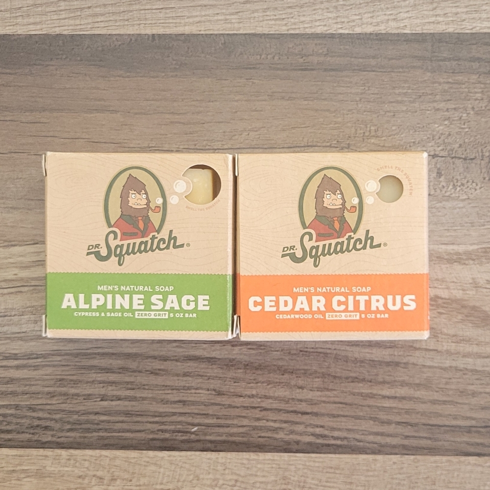 Dr Squatch Alpine Sage & Cedar Citrus Natural Soap